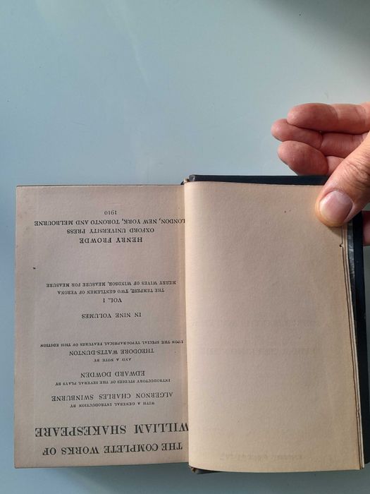Obras completas de Shakespeare - edição 1910