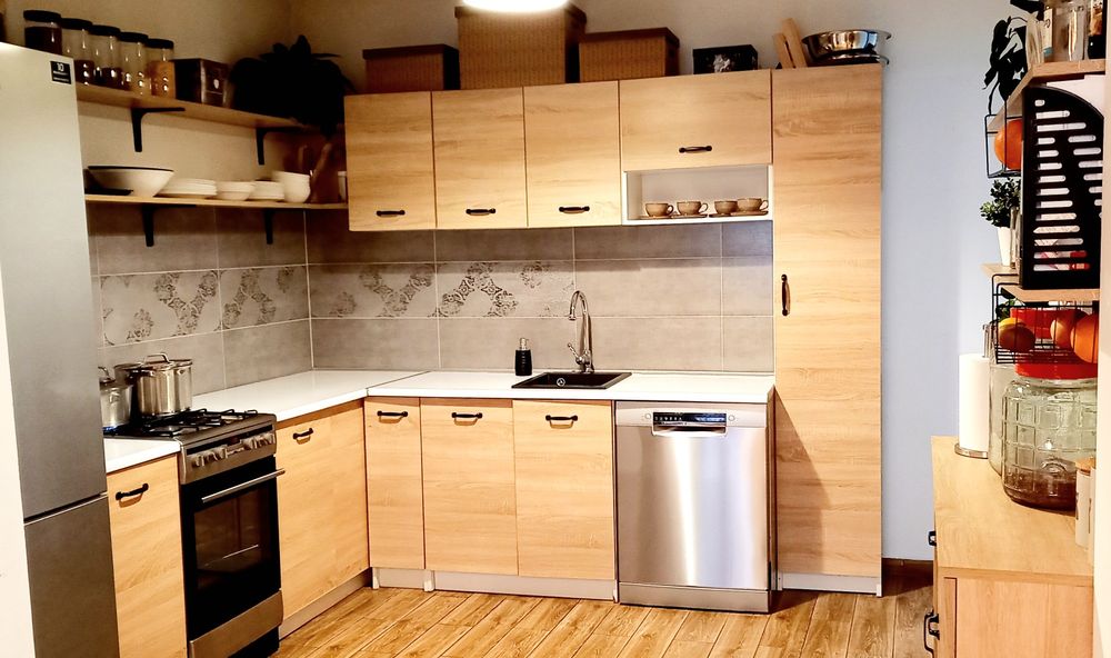 Szafki kuchenne dąb sonoma