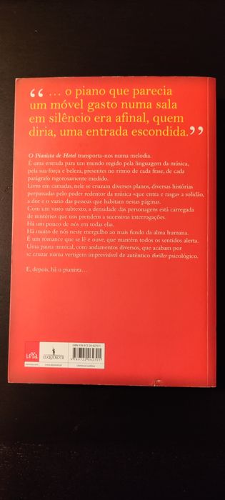 "O pianista de hotel" de Rodrigo Guedes de Carvalho