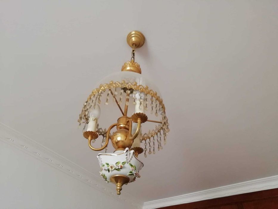 Vendo 2 candeeiros de tecto Vinted- Para Desocupar Como Novos