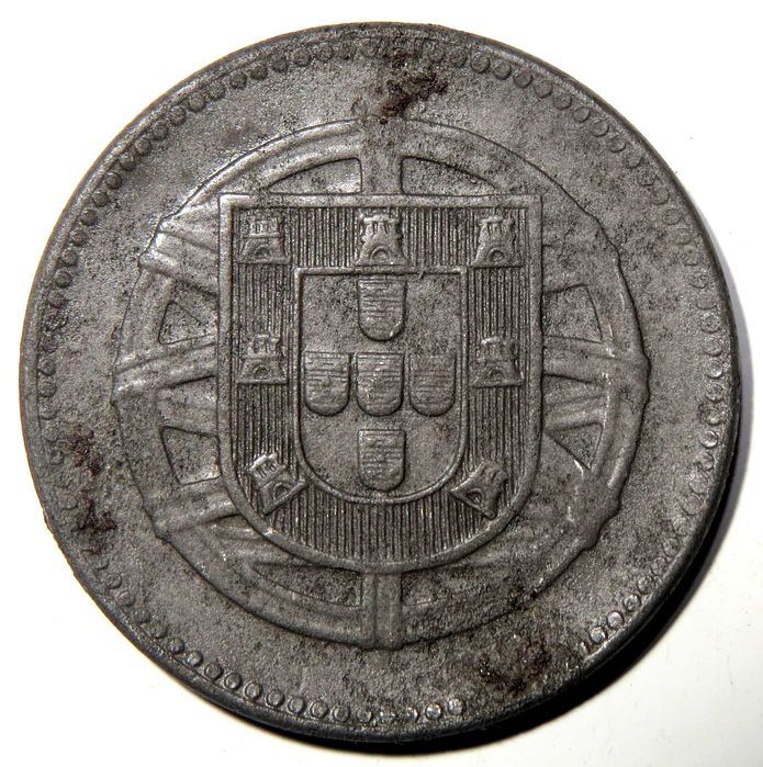 Moedas da Republica Portuguesa - 2 Centavos 1918 FERRO / MBC+ Excelente.