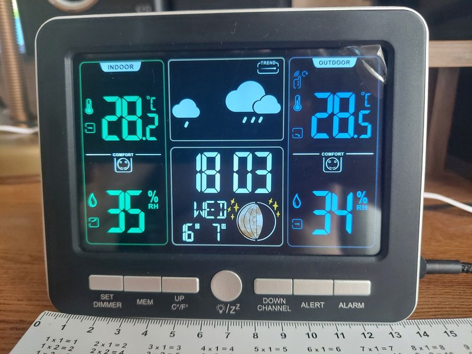 Багатофункціональна метеостанція Weather Station AN0814-B