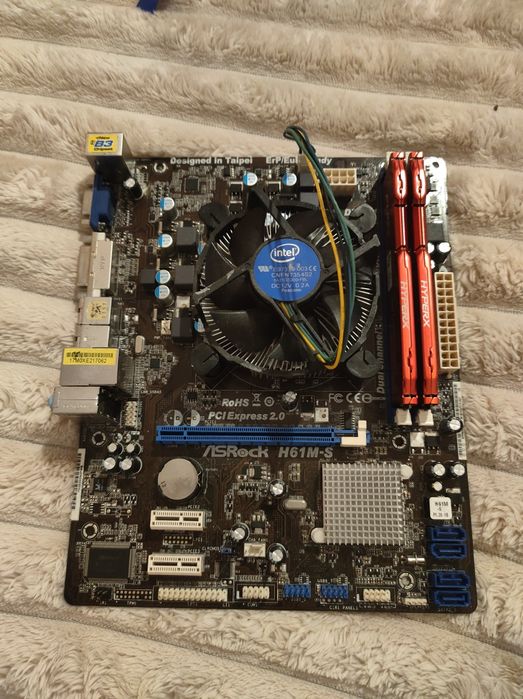I5 3450 + 8 ram + płyta AsRock