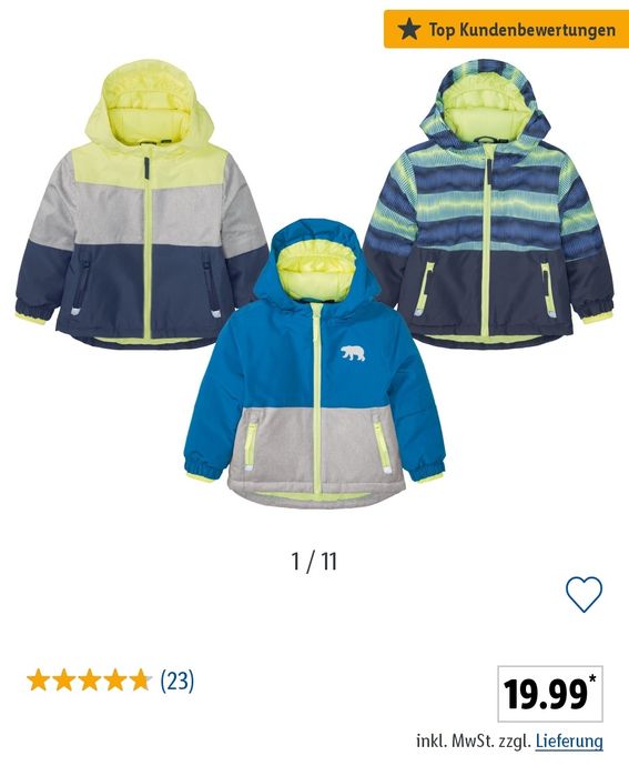 Lupilu/Crivit Комбінезони ТЕРМО мембранні Костюми лижні 86-164 Germany