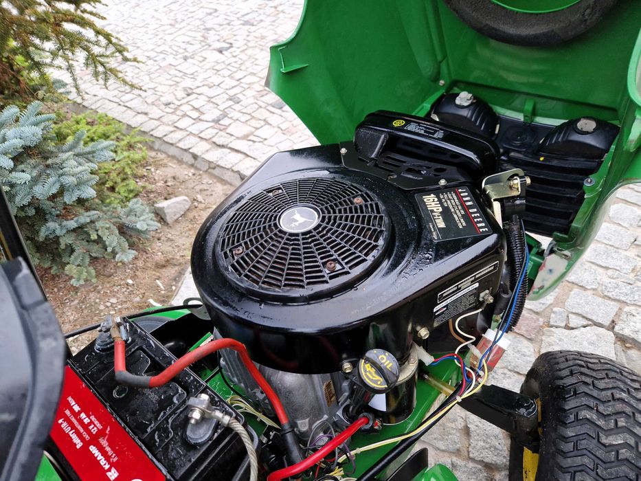 Traktorek kosiarka JOHN DEERE LTR 166 - po SERWISIE 16 KM V-ka!!