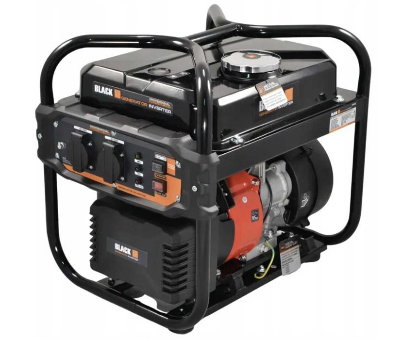 Інверторний бензиновий генератор BLACK 2,0 кВт 230 В, чиста синусоїда