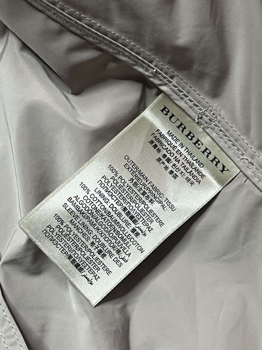Непромокаемый тренч burberry brit оригинал  xxl бежевый полиэстер