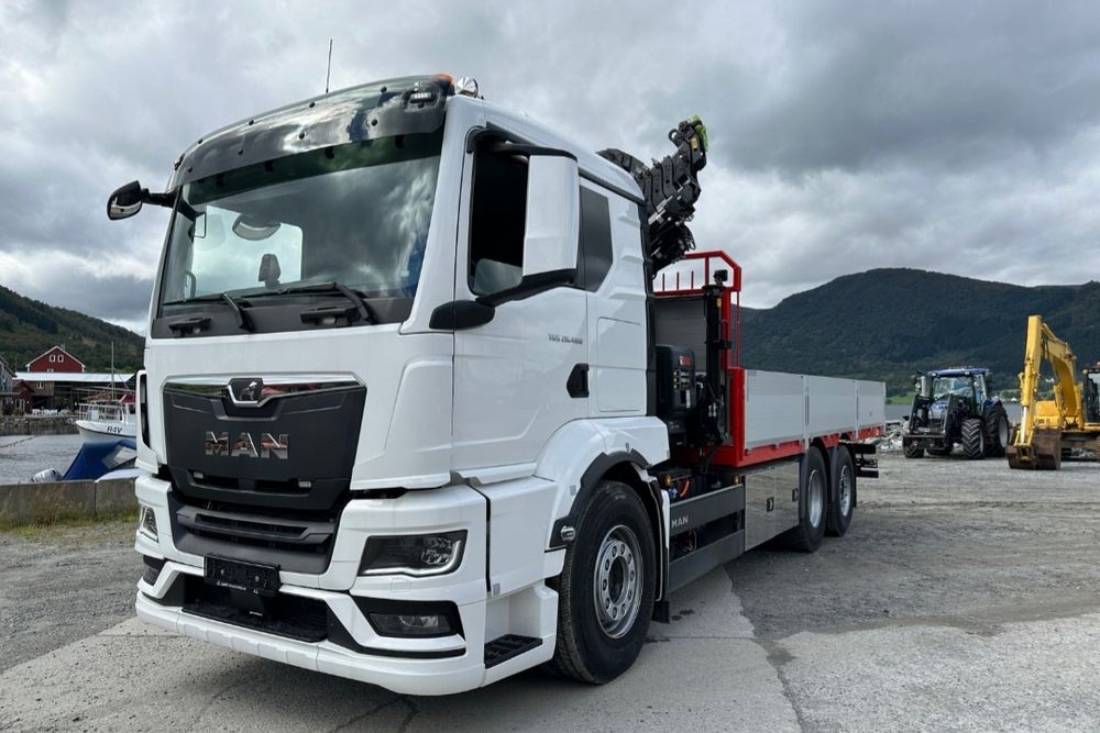 Кран-манипулятор MAN Tgs 26.400 установка HIAB X232E