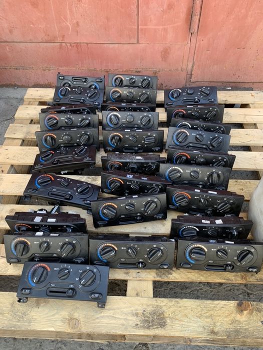 Блок панель управления печки БУП Ланос Lanoc ДЕФЕКТНИЙ Разборка: 350 ...