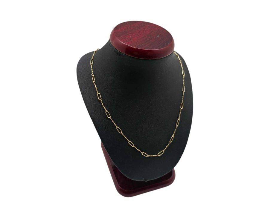 NOWY śliczny złoty łańcuszek 585 celebrytka - 44cm - 2,55g