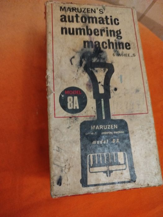 Carimbo Antiga Automatic Numbering Machine 

Ainda com a caixa origina