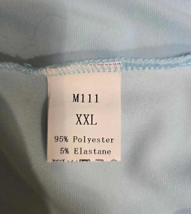 Błękitna sukienka, elastyczna rozmiar 44-46