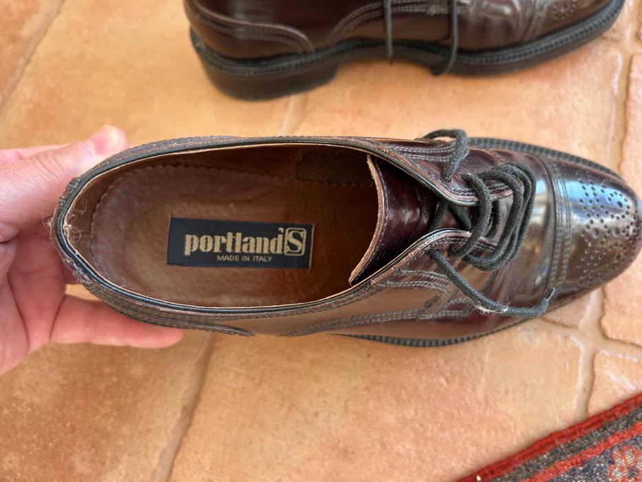 Classic handmade Italian leather men's shoes (41)