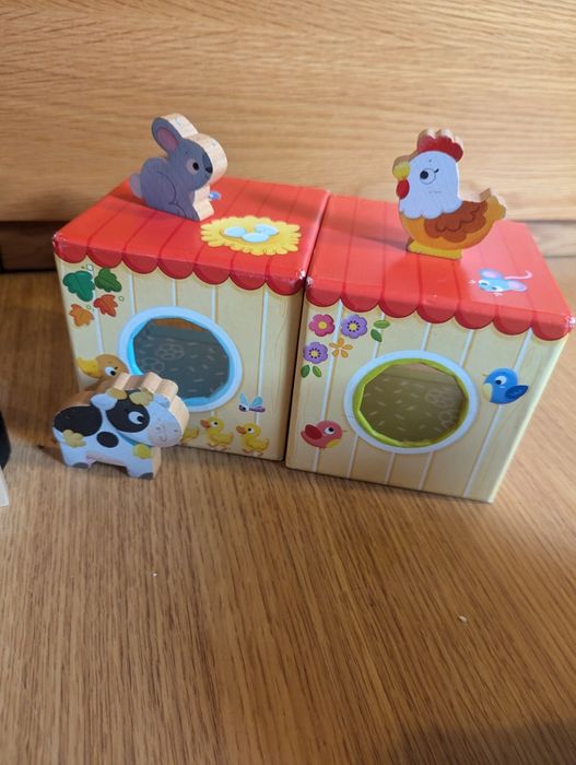Blocos criativos madeira puzzle construção