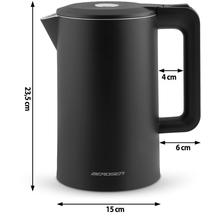 Nowy Czajnik elektryczny nowoczesny Berdsen 1.7l