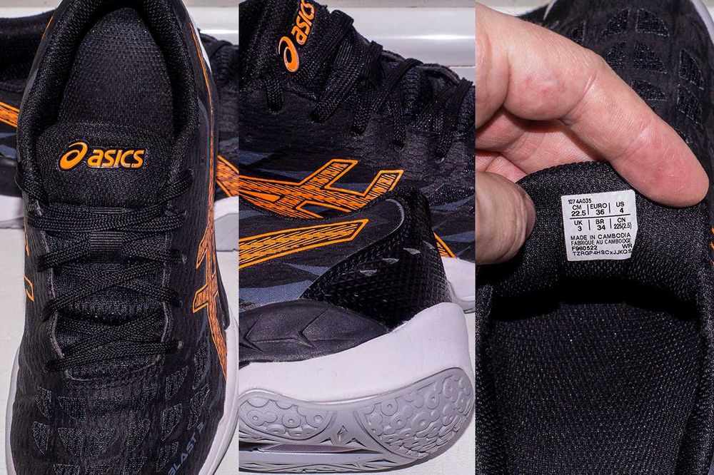 ‼️Кросівки тенісні Asics Gel-Blast 3 GS 1074A035 Junіor Black 35 р оригінал