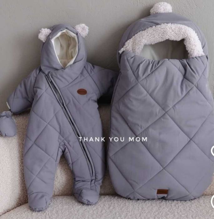 Зимовий комплект комбінезон +конверт в візочок