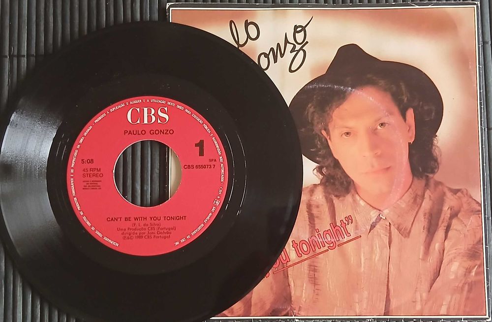 Paulo Gonzo - Can't Be With You Tonight (Vinil 7")