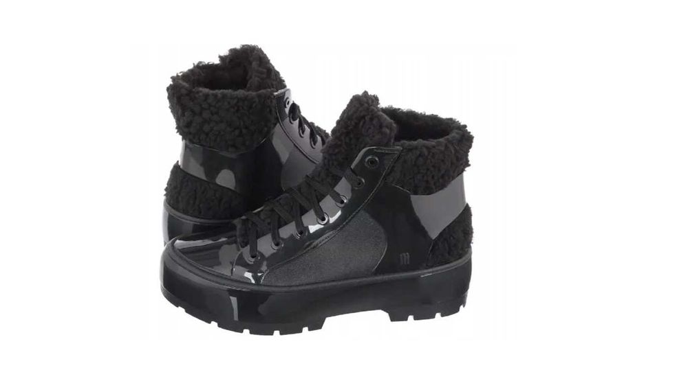 Buty damskie BOTKI MELISSA FLUFFY AD 33318 czarne