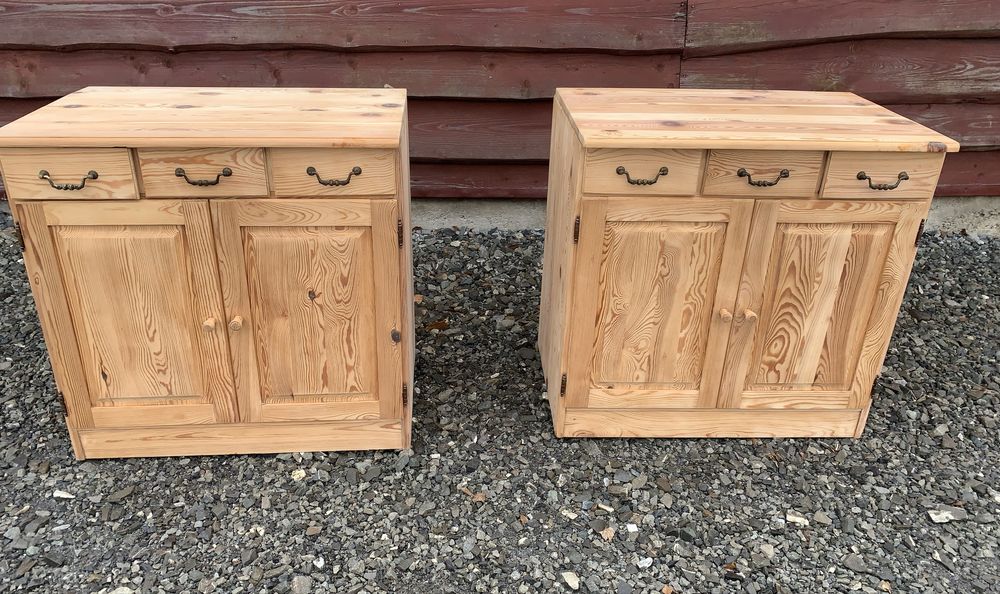 Komoda sosnowa oczyszczona lite drewno