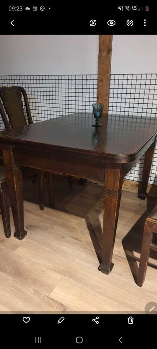 Stół drewniany rozsuwany