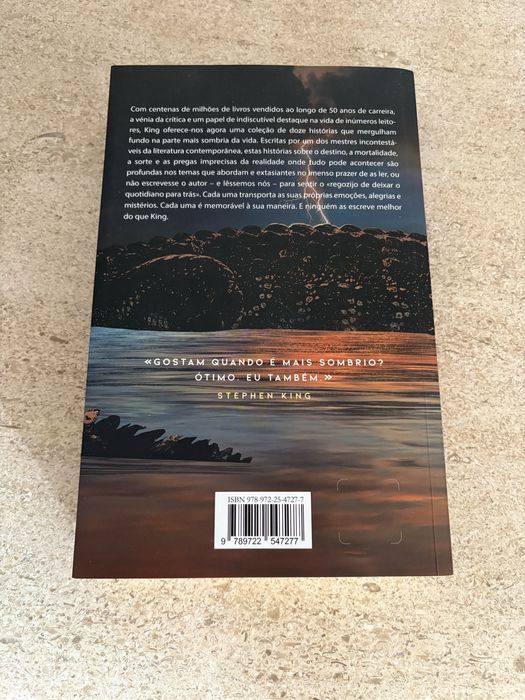 Livro Mais Sombrio de Stephen King custos de envio incluídos