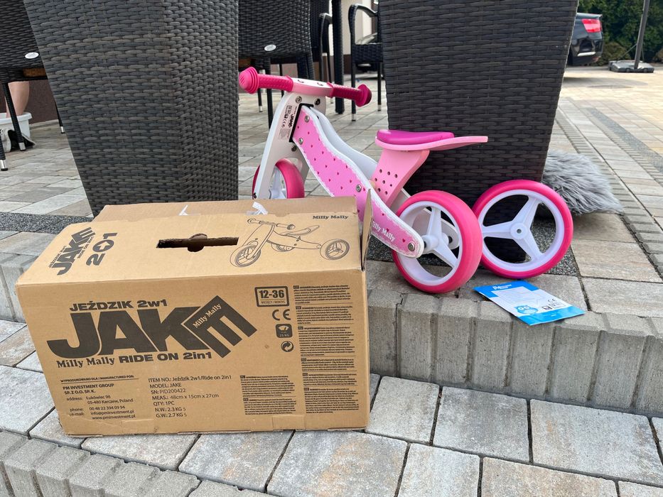 Jeździk 2w 1 Jake Milly Mally