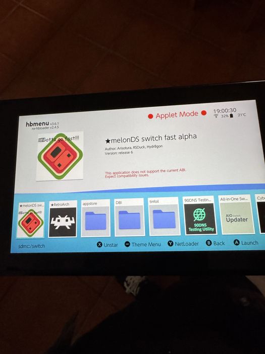Nintendo Switch Desbloqueada