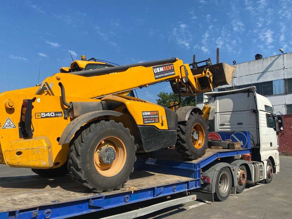 Оренда телескопічних навантажувачів JCB, MANITOU, Маніту.