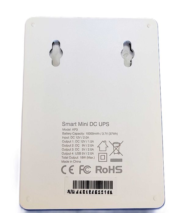 Мини ИБП для роутера Marsriva KP3 10000Ah,DC+USB OUT 5V/9V/12V, 2А/18W