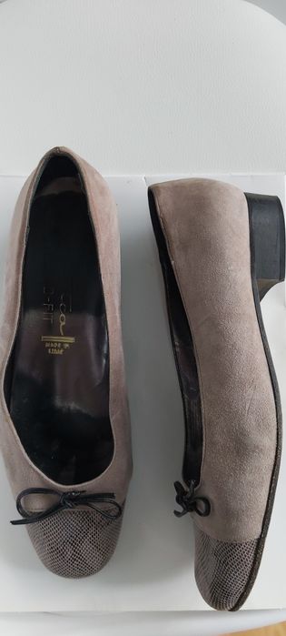 Czółenka 39,5 włoskie 40 skóra naturalna zdrowotne