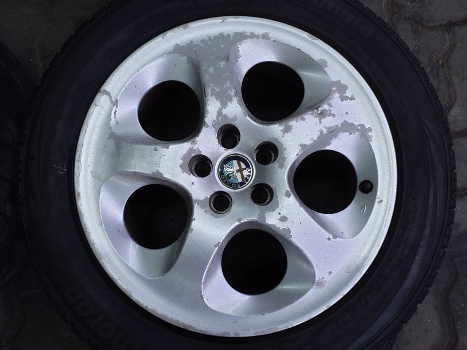 JANTES ALFA ROMEO R16 COM PNEUS  205/55 R16 FURAÇÃO 5X98