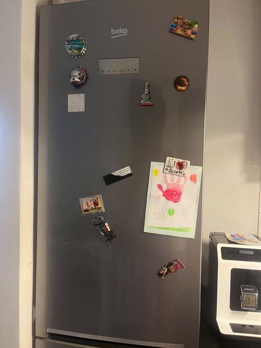 Lodówka Beco  no Frost   szara