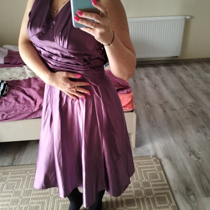 Sukienka wieczorowa fiolet