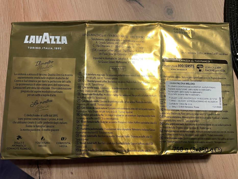 Lavazza Oro 3x250