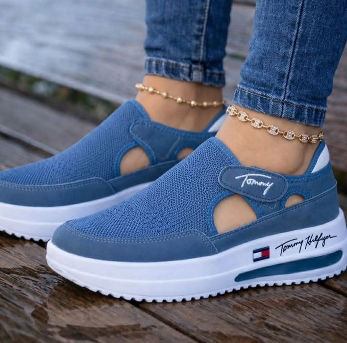 Легкі кросівки на платформі  Tommy Hilfiger, дышащие кроссовки, легкие закрытые босоножки