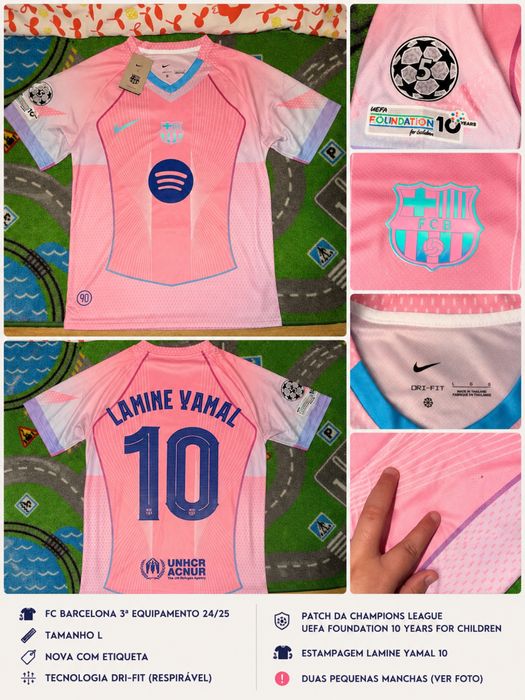 Camisola FC Barcelona - Lamine Yamal 10
