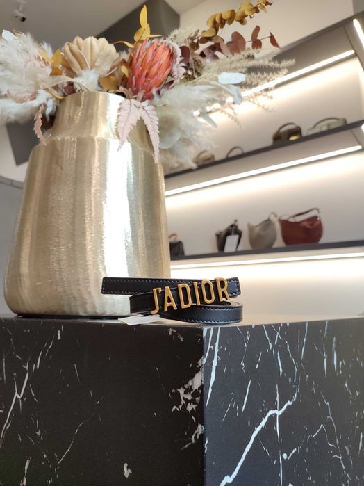 Ремінь J'adior Two-layer Cowhide Belt Black
