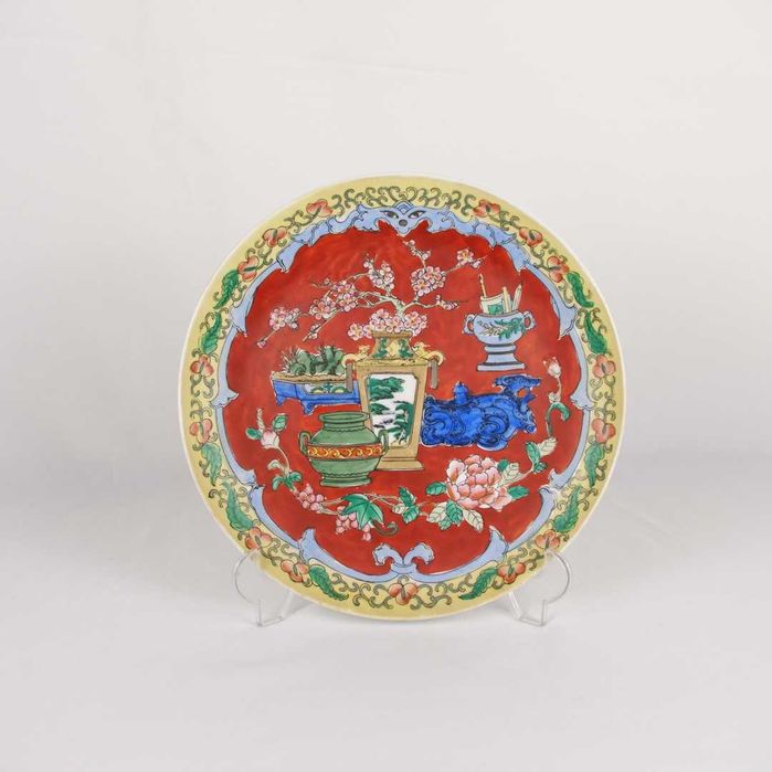 Prato decorativo fabricado em Macau