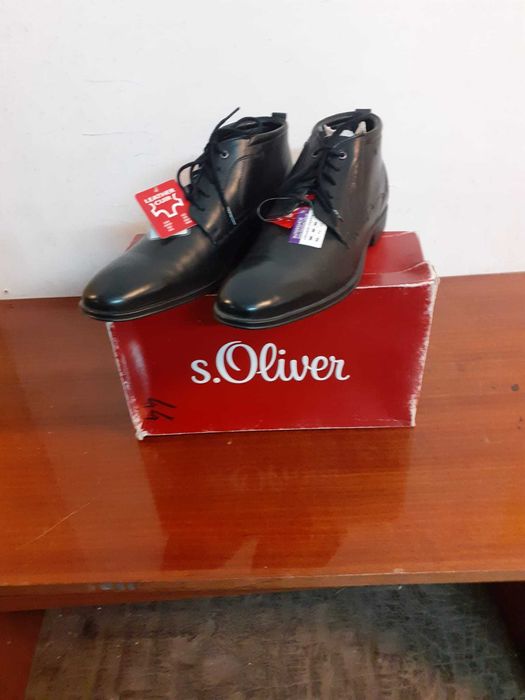 Męskie botki s'Oliver skóra r.44