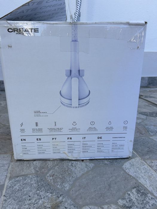 Ferro a vapor vertical com caldeira 1600w