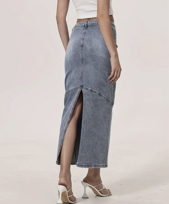 Спідниця довга джинсова L/XL нова