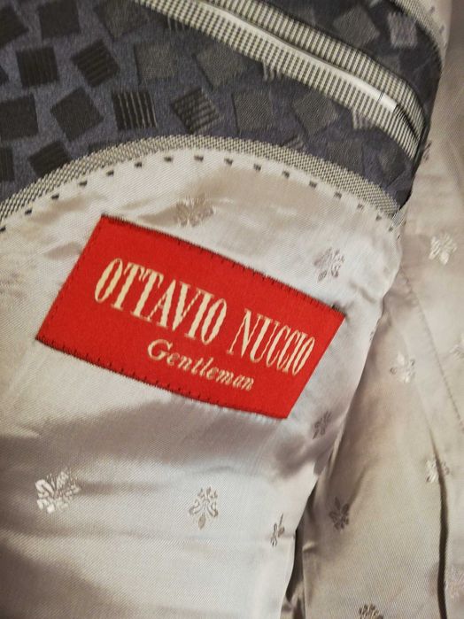 marynarka Ottavio Nuccio Gala 100% jedwab 56 Made in Italy unikat