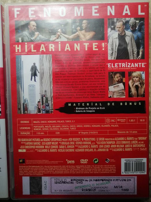 Bom dia tristeza Otto Preminger ( Reservado) Birdman Michael Keaton