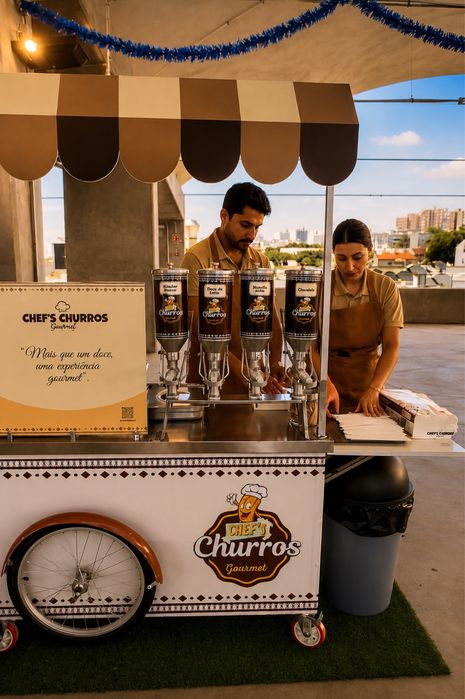 Churros gourmet para eventos - Mais que um doce, uma experiencia Gourmet!