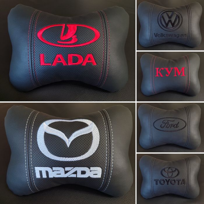 Подушка под шею на подголовник автоподушка сидушки, сидения, дивана