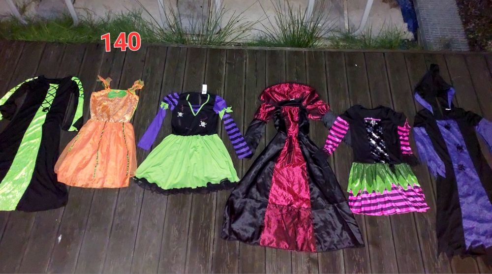 HALLOWEEN kosciotrup chłopięcy sukienkistroj 134 - 152