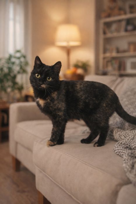 Молоденька киця, стерелізована