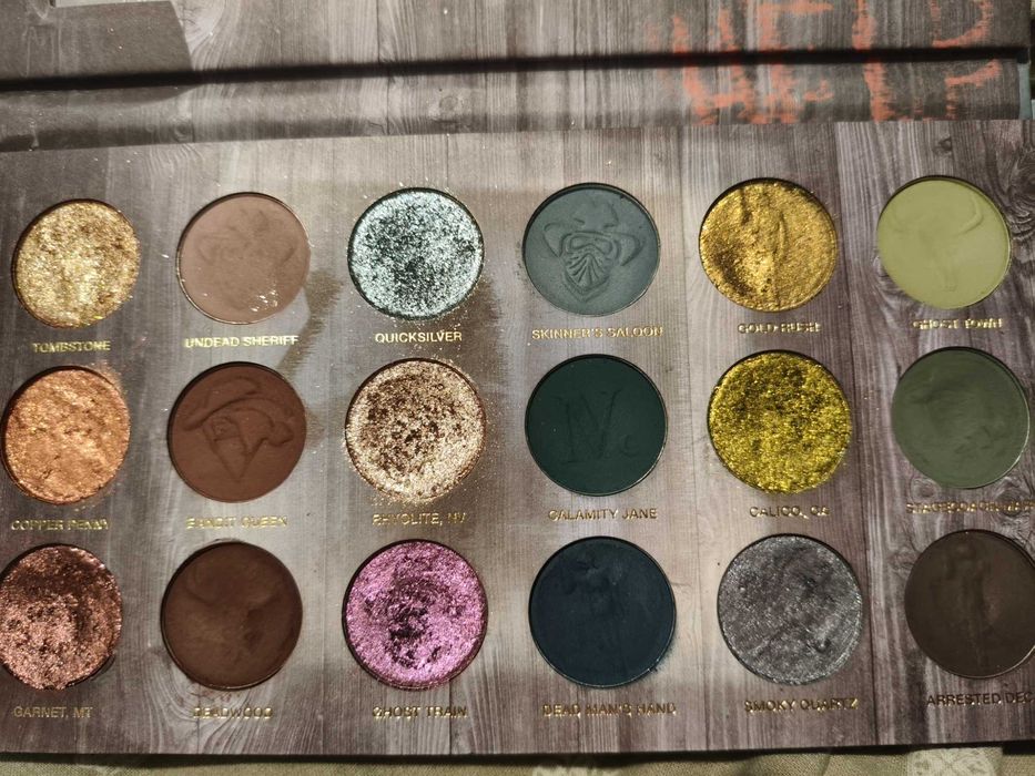 Paleta cieni do powiek Ghost Town USA Nomad Cosmetics