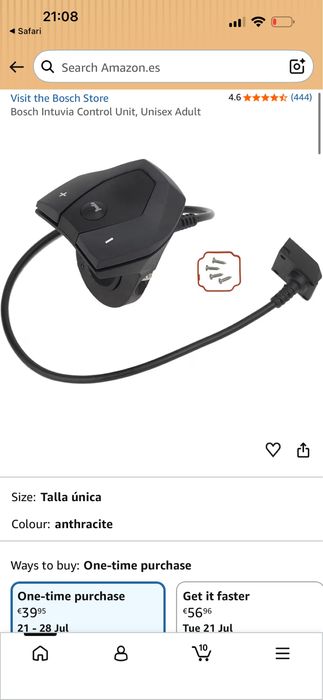 Base e Unidade de Controlo Bosch Intuvia